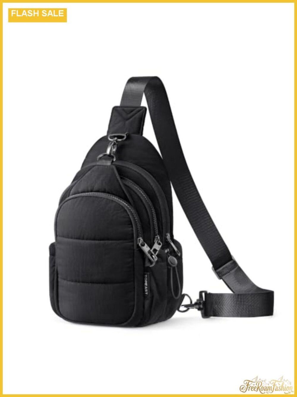 Anti-Theft RFID Crossbody Bag Small Sling Travel Puffer